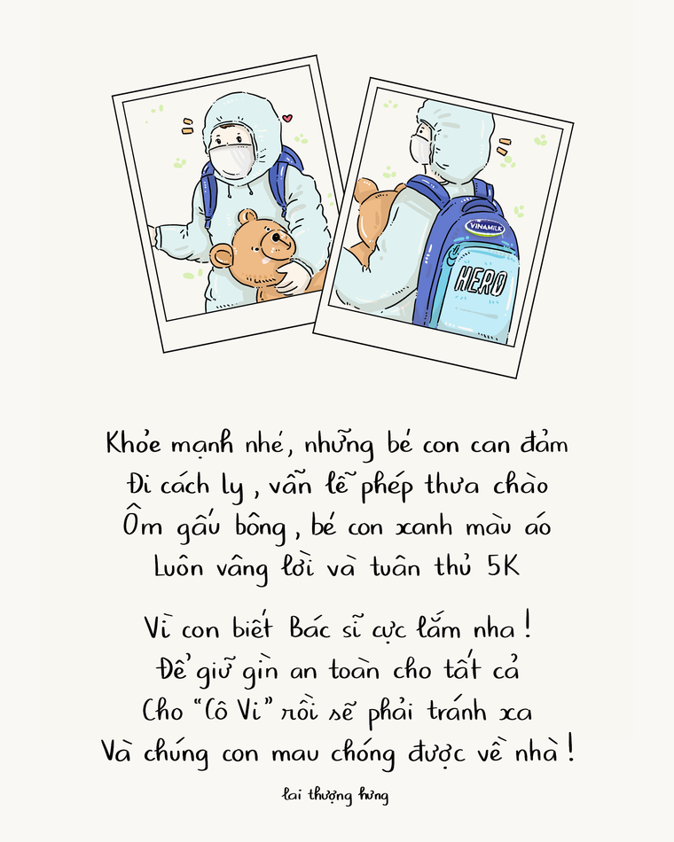 Mong muốn về cuộc sống khỏe mạnh của trẻ em trong mùa dịch qua góc nhìn hội họa ảnh 5