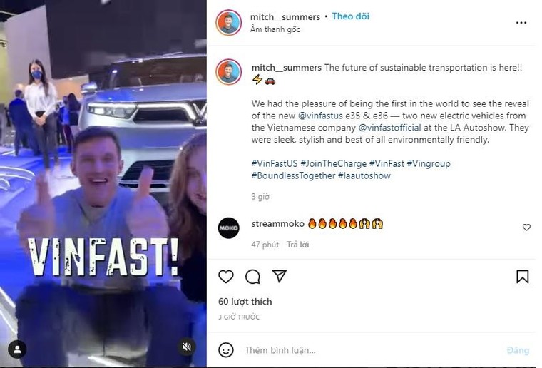 Dàn sao đình đám khen không ngớt bộ đôi VF e35, VF e36 của VinFast ảnh 7