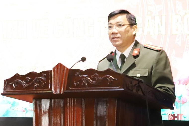 Công an Hà Tĩnh điều động, bổ nhiệm, biệt phái 11 trưởng, phó phòng ảnh 4