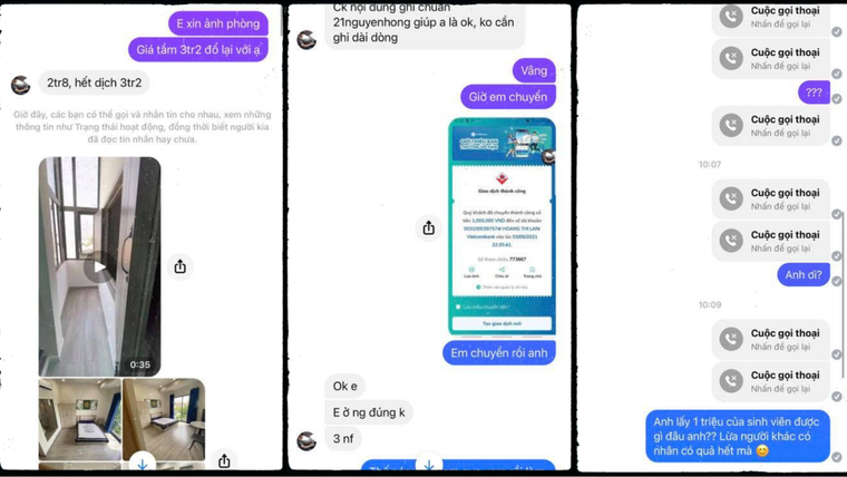 Tân sinh viên 'sập bẫy' lừa đảo lần đầu thuê trọ ảnh 2
