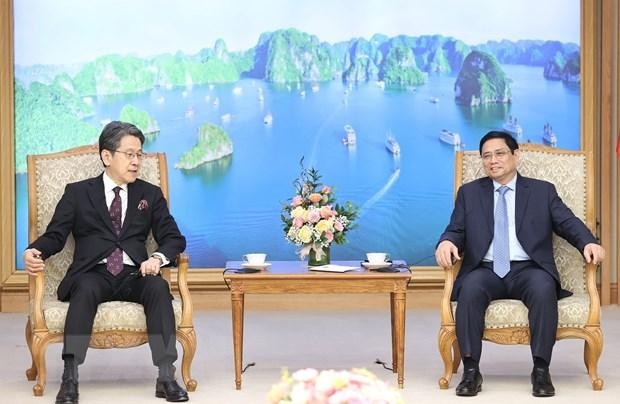 Thủ tướng Phạm Minh Chính tiếp Chủ tịch Hội đồng Quản trị JBIC ảnh 1