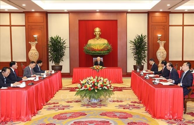 Tổng Bí thư Nguyễn Phú Trọng điện đàm với Tổng thống Indonesia Joko Widodo ảnh 3