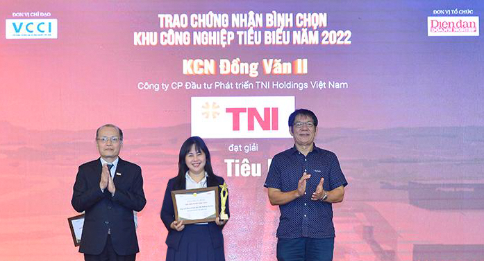 KCN Đồng Văn II thuộc TNI Holdings Vietnam được công nhận Khu công nghiệp tiêu biểu 2022 ảnh 1