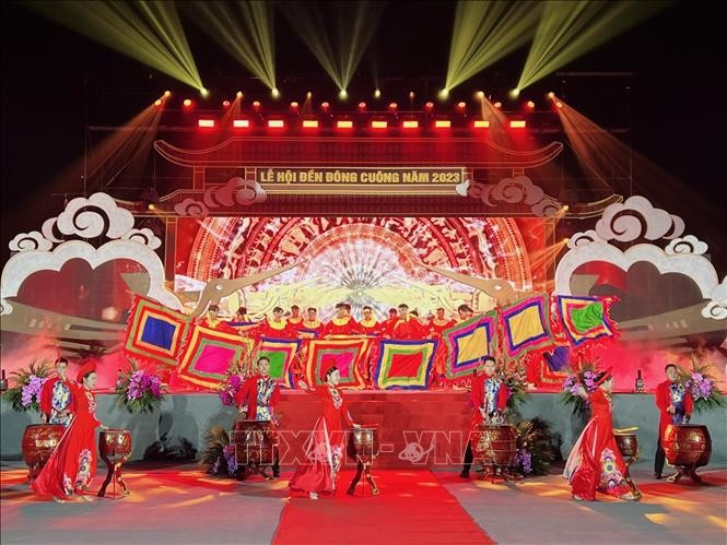 Lễ công bố ghi danh Lễ hội đền Đông Cuông vào danh mục Di sản Văn hóa phi vật thể Quốc gia ảnh 3