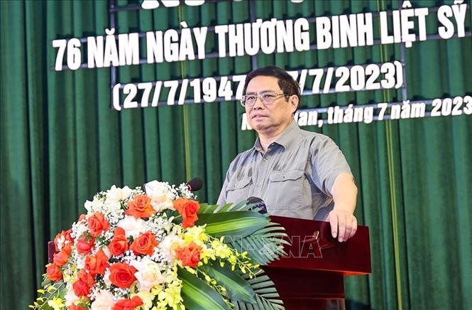 Thủ tướng thăm Trung tâm Điều dưỡng thương binh Nho Quan, Ninh Bình ảnh 1
