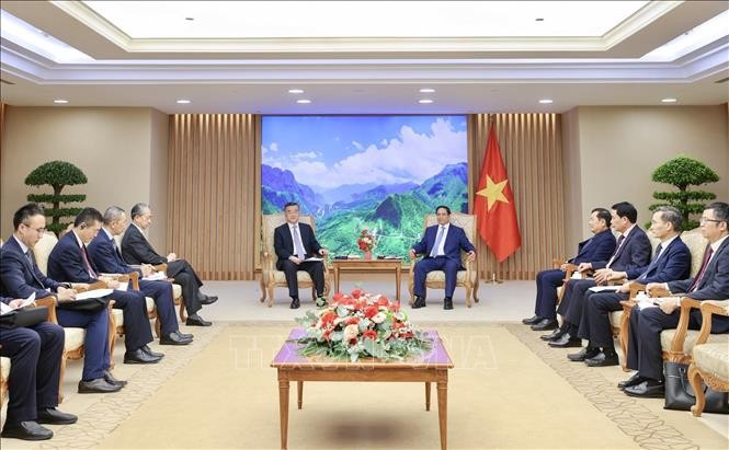 Thủ tướng Phạm Minh Chính tiếp Phó Ủy viên trưởng Nhân đại toàn quốc Trung Quốc ảnh 1
