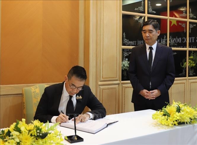 Bộ trưởng Ngoại giao Thái Lan viếng Tổng Bí thư Nguyễn Phú Trọng ảnh 1