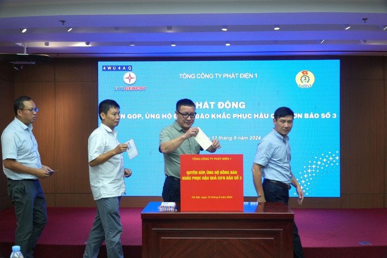 CBCNV trong toàn EVNGENCO1 đóng góp ít nhất 01 ngày lương để ủng hộ đồng bào bị thiệt hại do thiên tai, bão lụt ảnh 2