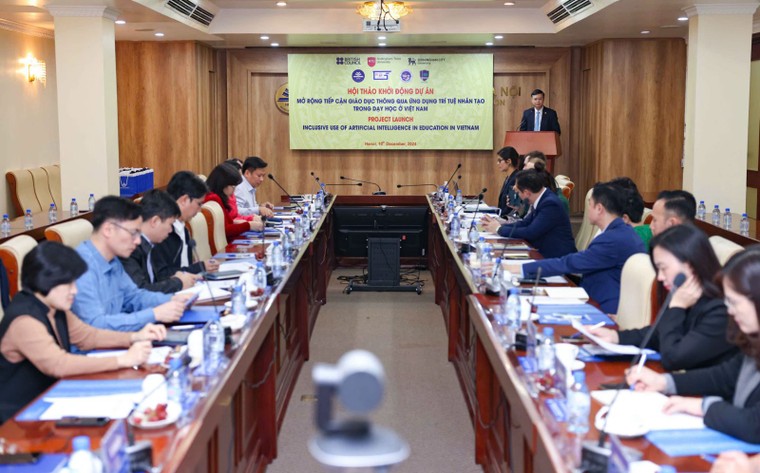 Bốn trường đại học ở Việt Nam khởi động dự án ứng dụng AI mới nhất trong dạy học ảnh 1