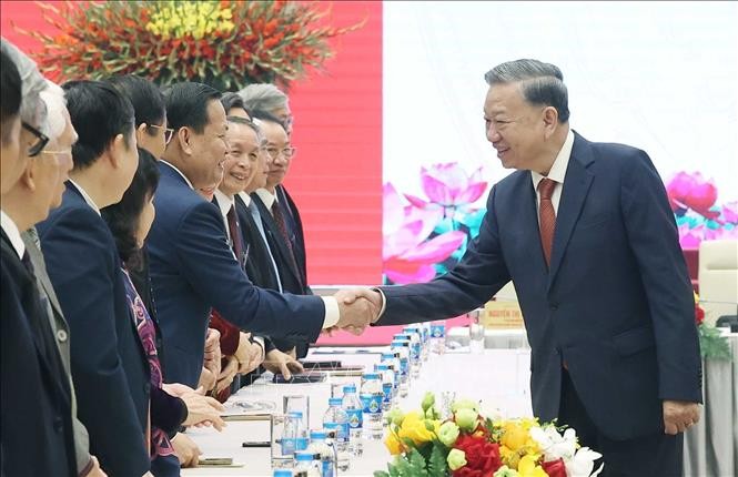 Tổng Bí thư Tô Lâm gặp mặt đại biểu trí thức, nhà khoa học ảnh 2