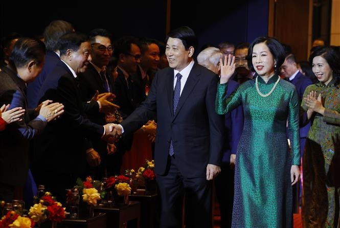 Chủ tịch nước Lương Cường: Sức mạnh đại đoàn kết dân tộc là tiền đề mang đến mọi thắng lợi của dân tộc ảnh 1