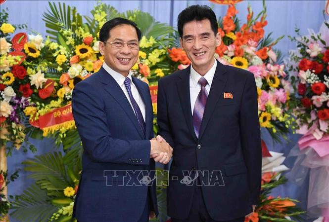 Lễ kỷ niệm 75 năm ngày thiết lập quan hệ ngoại giao Việt Nam - Triều Tiên ảnh 1