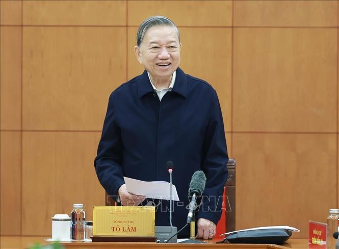 Tổng Bí thư Tô Lâm: Bổ sung những chủ trương lớn vào Dự thảo văn kiện trình Đại hội XIV của Đảng ảnh 3