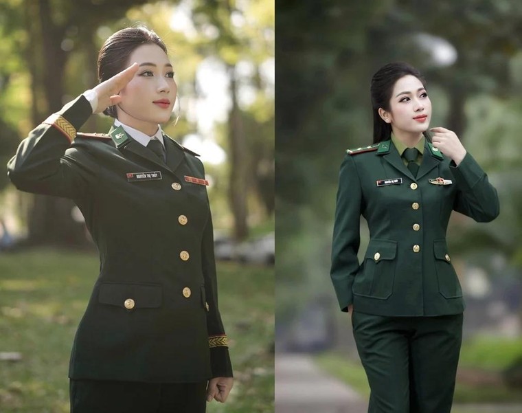 Nữ quân nhân “gây thương nhớ" với loạt ảnh mặc quân phục ảnh 2
