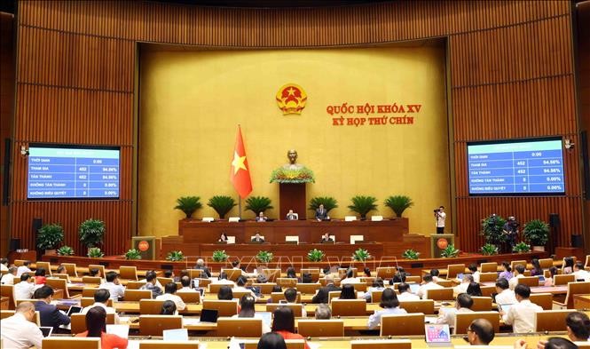 Kỳ họp thứ 9, Quốc hội khóa XV: Thông qua Nghị quyết về việc sửa đổi, bổ sung một số điều của Hiến pháp ảnh 1