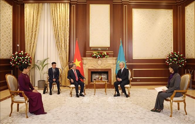 Tổng Bí thư Tô Lâm và Phu nhân bắt đầu thăm cấp Nhà nước Cộng hòa Kazakhstan ảnh 6