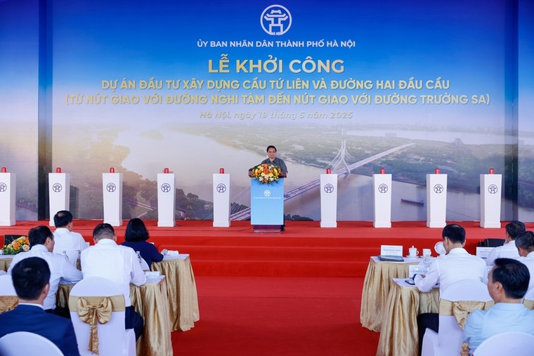 Thủ tướng phát lệnh khởi công cầu Tứ Liên, yêu cầu hoàn thành trong 24 tháng ảnh 2