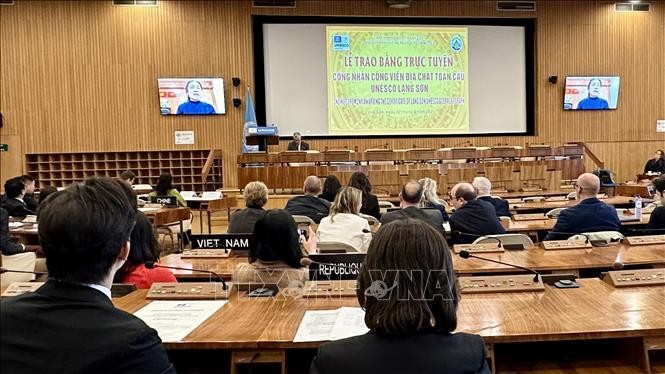 Công viên địa chất Lạng Sơn được trao Bằng công nhận là Công viên địa chất toàn cầu UNESCO ảnh 2