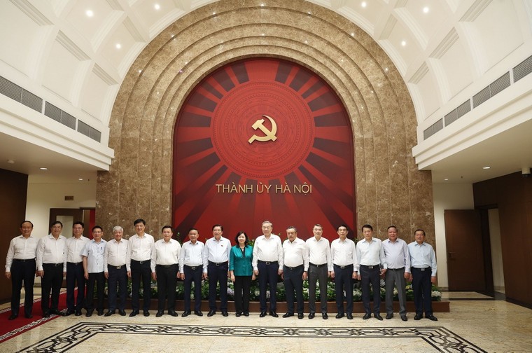 Phát biểu của Tổng Bí thư tại buổi làm việc với Ban Thường vụ Thành ủy Hà Nội ảnh 4