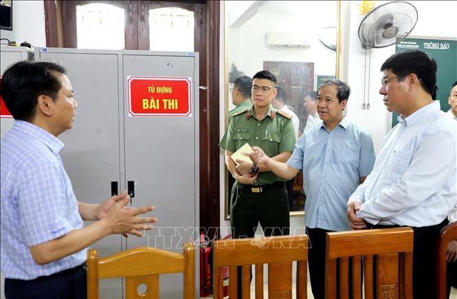 Các điểm thi trên cả nước sẵn sàng bước vào Kỳ thi tốt nghiệp THPT 2025 ảnh 1