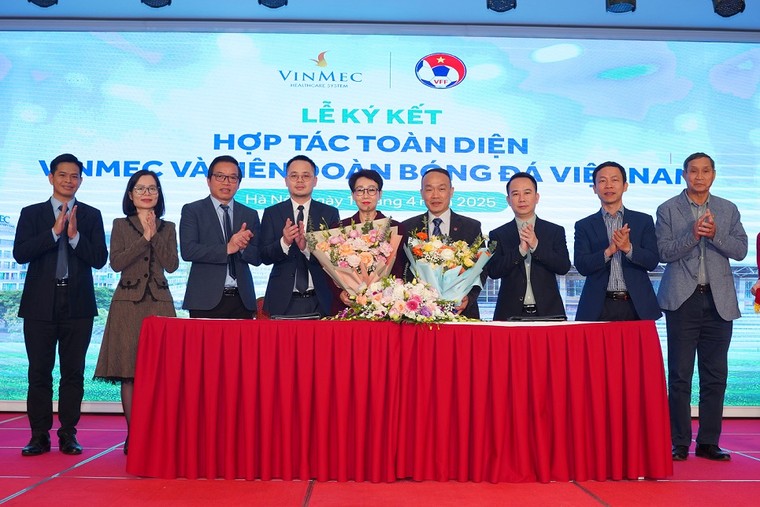 VFF bắt tay Vinmec đưa y học thể thao Việt Nam vươn tầm châu Á ảnh 1