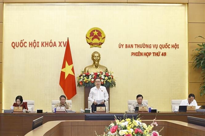 Khai mạc Phiên họp thứ 49 của Ủy ban Thường vụ Quốc hội ảnh 1