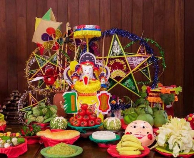 Khám phá sự khác biệt giữa mâm cỗ Trung Thu xưa và nay ảnh 1