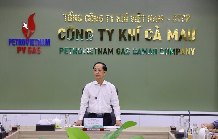 Đoàn công tác tỉnh Cà Mau đến thăm và làm việc tại PV GAS CA MAU ảnh 1