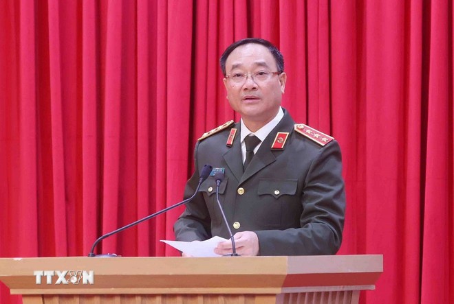 Hội nghị kiểm điểm, đánh giá công tác đảm bảo an ninh Đại hội XIV của Đảng ảnh 2