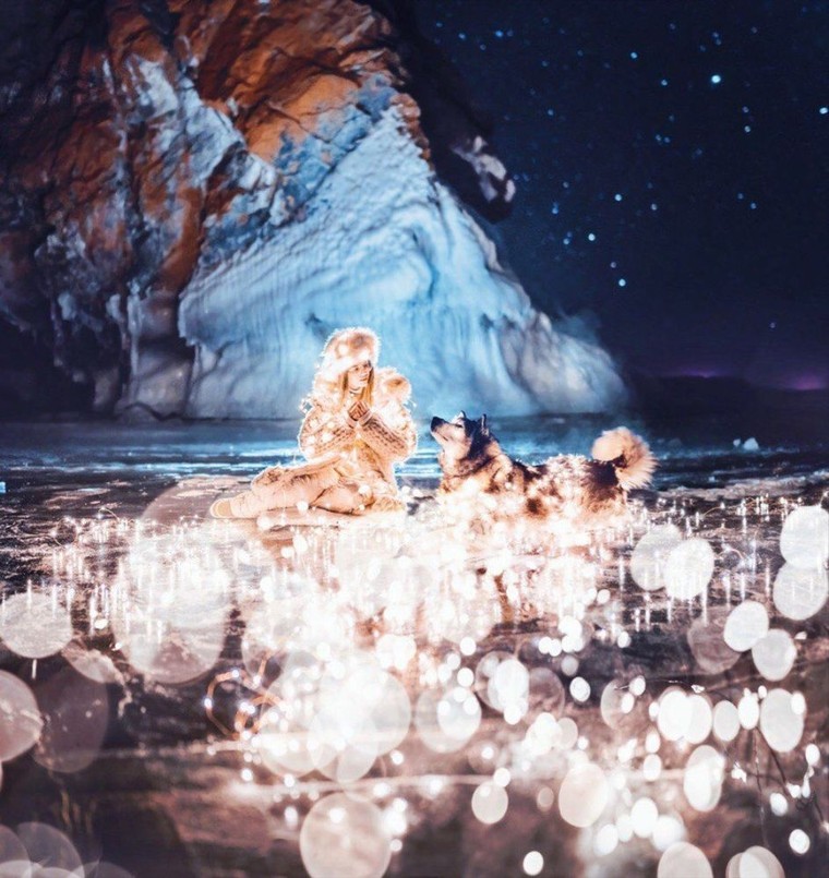 Vẻ đẹp của hồ băng Baikal ảnh 6