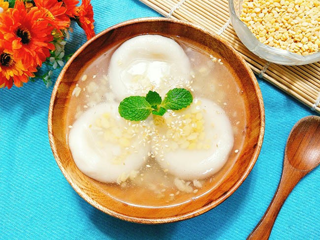 Tết Hàn thực trổ tài làm bánh chay nhân đậu xanh đãi cả gia đình ảnh 9