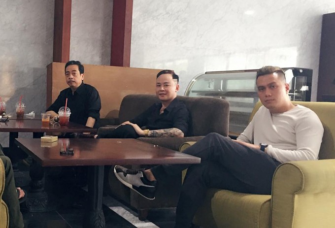 Việt Anh hóa trang be bét máu ở hậu trường 'Người phán xử' ngoại truyện ảnh 7