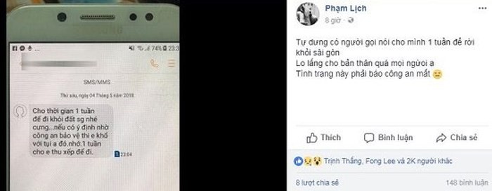Phạm Lịch bị đe dọa, bắt rời khỏi Sài Gòn sau scandal tố cáo Phạm Anh Khoa 'gạ tình' ảnh 1