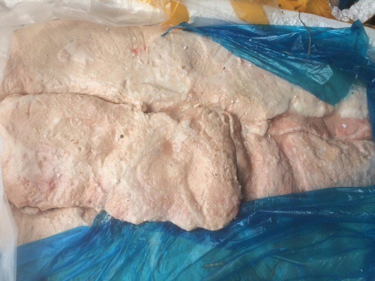 Thu giữ hơn 10 tấn nầm lợn không rõ nguồn gốc ảnh 6