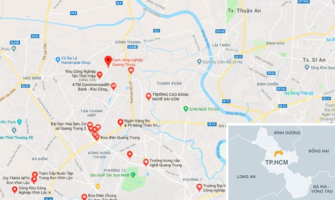 Hơn trăm cảnh sát dập lửa trong khu công nghiệp ở Sài Gòn ảnh 3