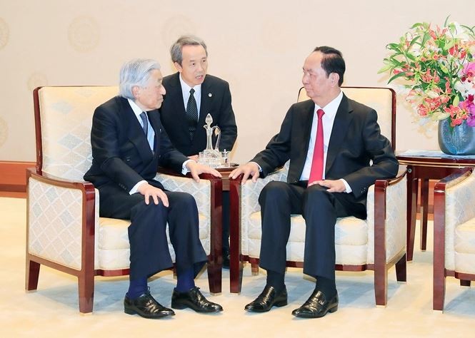 Lễ đón Chủ tịch nước Trần Đại Quang thăm cấp Nhà nước Nhật Bản ảnh 6