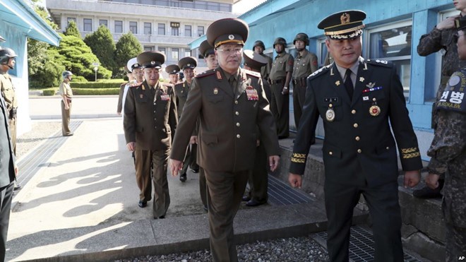 Tướng lĩnh Hàn - Triều đàm phán giảm căng thẳng quân sự ảnh 1