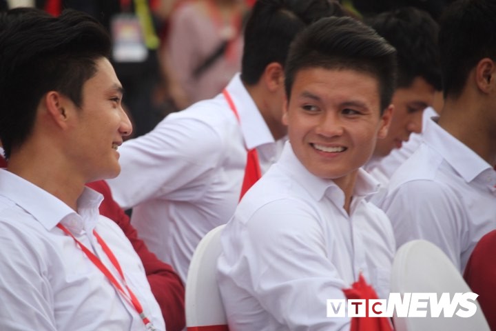 Khoảnh khắc ấn tượng lễ vinh danh những 'người hùng' ASIAD 2018 tại SVĐ Mỹ Đình ảnh 17