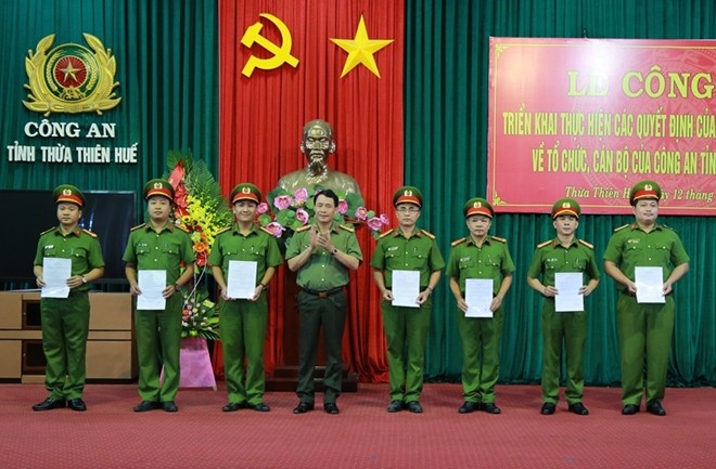 Triển khai các quyết định của Bộ Công an về công tác tổ chức, cán bộ ảnh 1