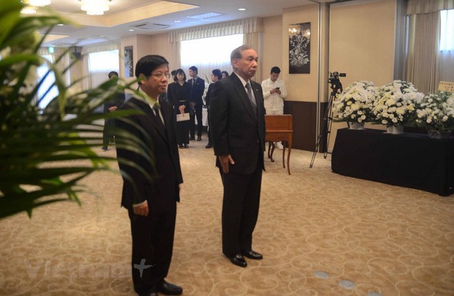 Hình ảnh Lễ viếng Chủ tịch nước Trần Đại Quang tại Nhật Bản ảnh 1