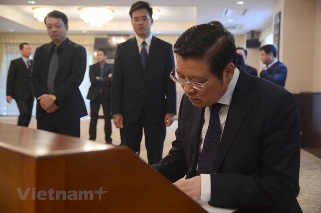 Hình ảnh Lễ viếng Chủ tịch nước Trần Đại Quang tại Nhật Bản ảnh 7