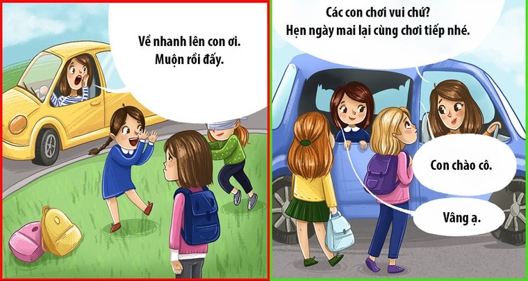 Bộ ảnh giúp cha mẹ dạy con đúng cách ảnh 5