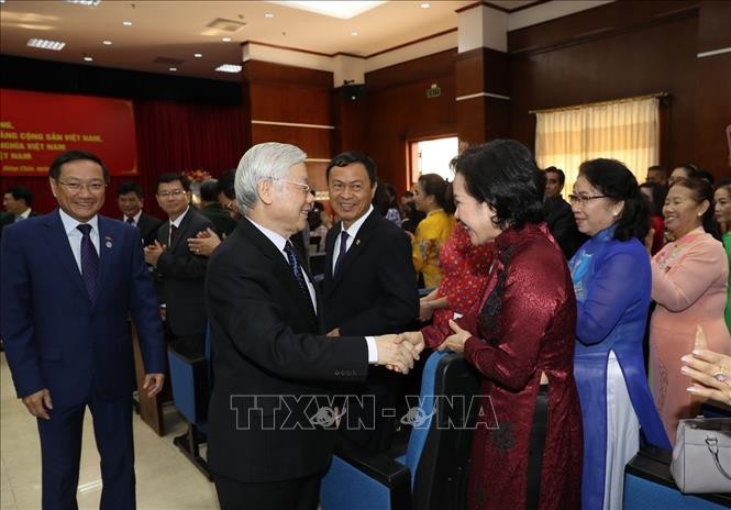 Tổng Bí thư, Chủ tịch nước: Làm tốt vai trò 'cầu nối' hữu nghị và hợp tác Việt Nam - Lào ảnh 1