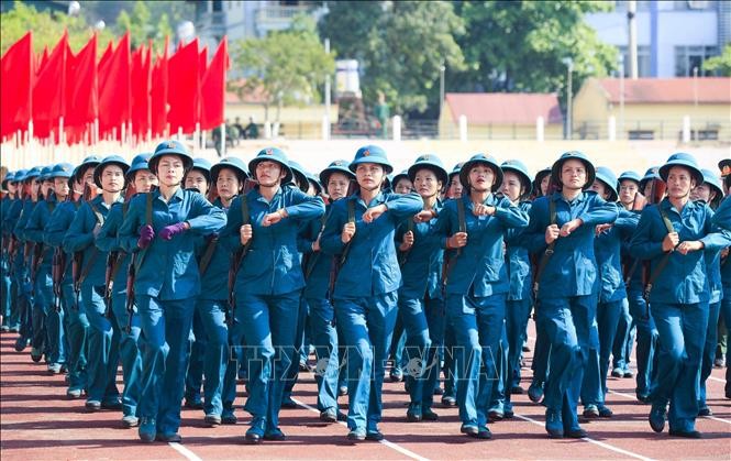 Lực lượng vũ trang tập luyện, chuẩn bị cho lễ kỷ niệm 65 năm Chiến thắng Điện Biên Phủ ảnh 3