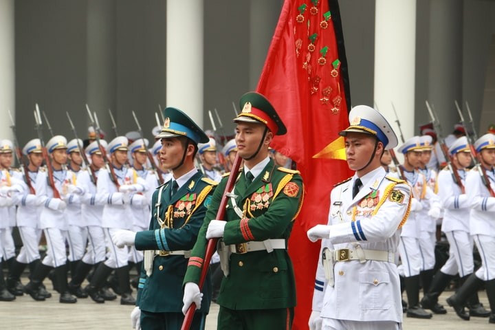 Lễ di quan nguyên Chủ tịch nước, Đại tướng Lê Đức Anh về nơi an nghỉ cuối cùng ảnh 2