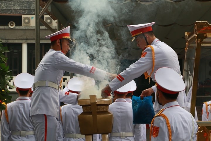 Lễ di quan nguyên Chủ tịch nước, Đại tướng Lê Đức Anh về nơi an nghỉ cuối cùng ảnh 3