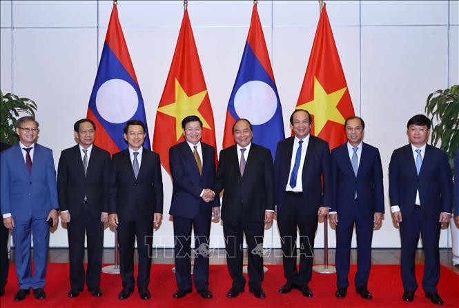 Thủ tướng Nguyễn Xuân Phúc tiếp Thủ tướng CHDCND Lào ảnh 3