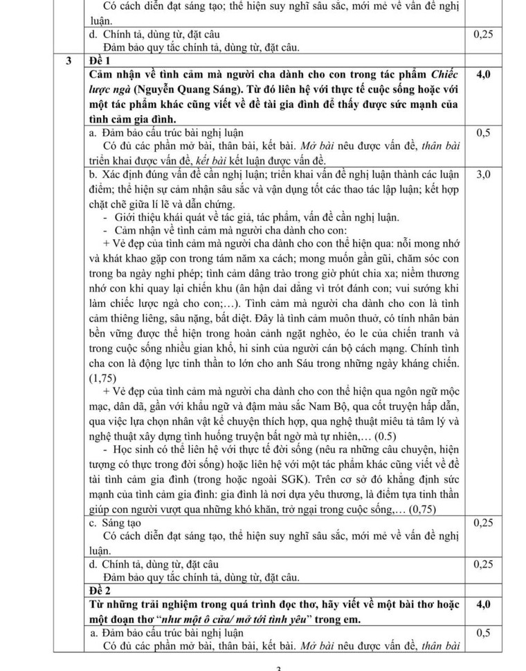 TP Hồ Chí Minh công bố đáp án ba môn thi tuyển sinh vào lớp 10 ảnh 5