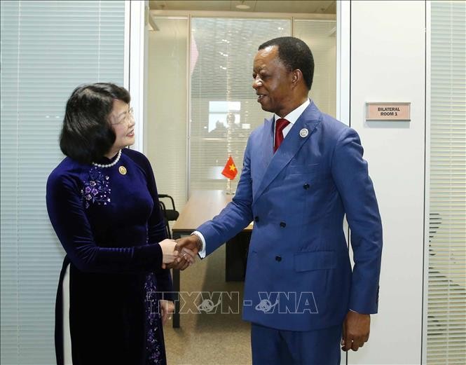 Phó Chủ tịch nước gặp lãnh đạo Venezuela, Triều Tiên và Nghị viện Liên minh Châu Phi ảnh 2