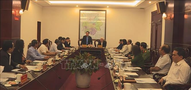 Đoàn Kiểm tra của Bộ Chính trị làm việc với Ban Thường vụ Tỉnh ủy Bình Phước ảnh 1